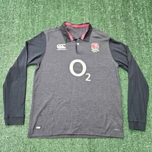 England Rugby Union Shirt Canterbury Long Sleeve Size XL